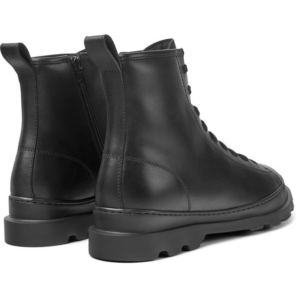 Black Leather Men's Mid Boots.