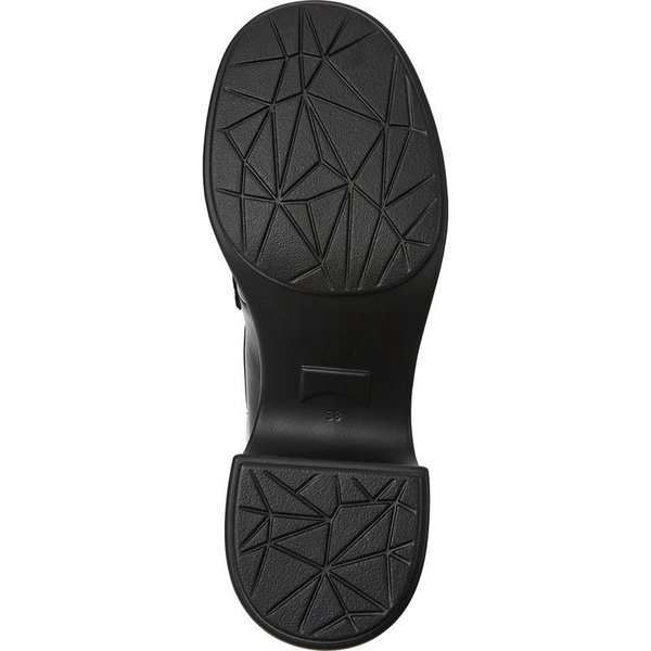 Black leather shoes