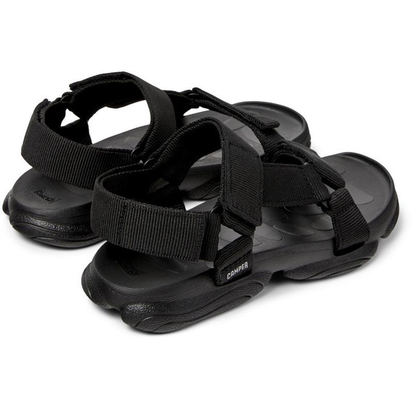Black Recycled PET Women's Sandal.