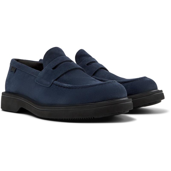 Blue Nubuck Men's Shoes.
