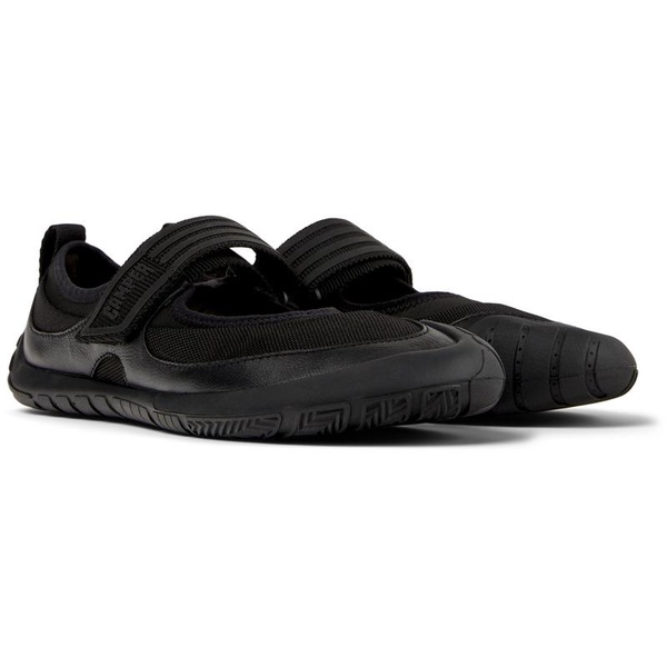 Black Leather Sneakers for Women.