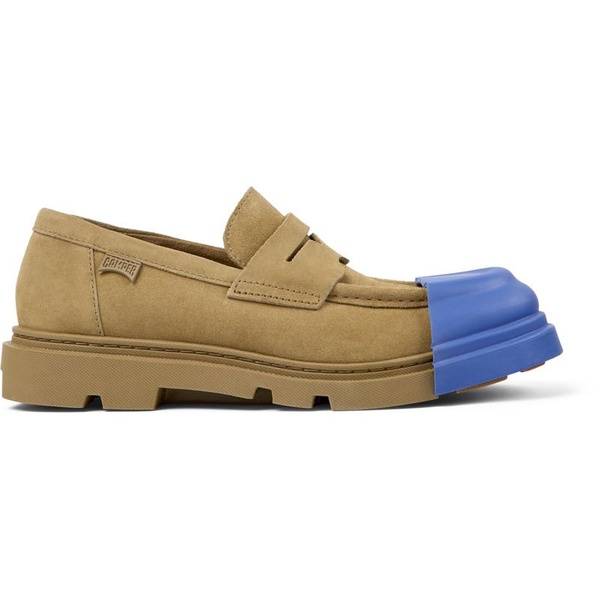 Brown Nubuck Loafer for Women