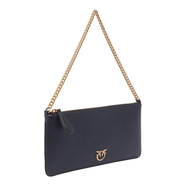 Elegant Black Silk Shoulder Bag