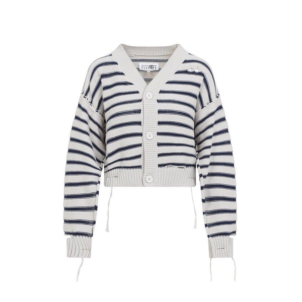 MM6 Maison Margiela Cardigan with vintage effect