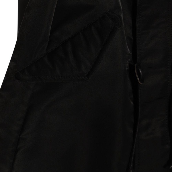 Drawstring Hem Hooded Vest