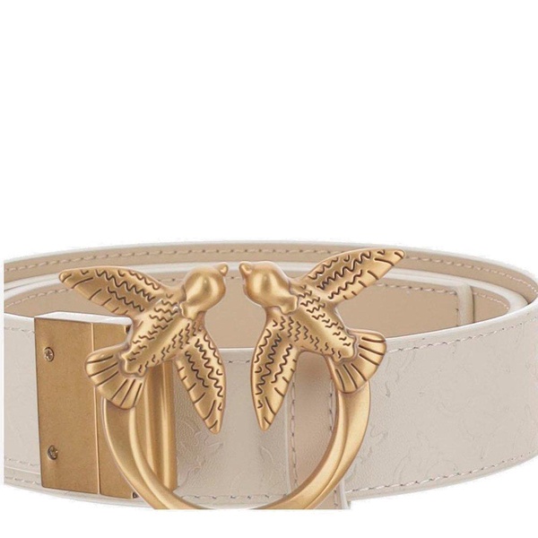 Leather Belt With Logo