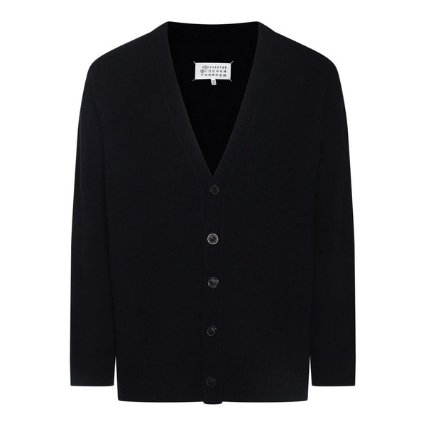 Maison Margiela Navy Blue Wool Knitwear