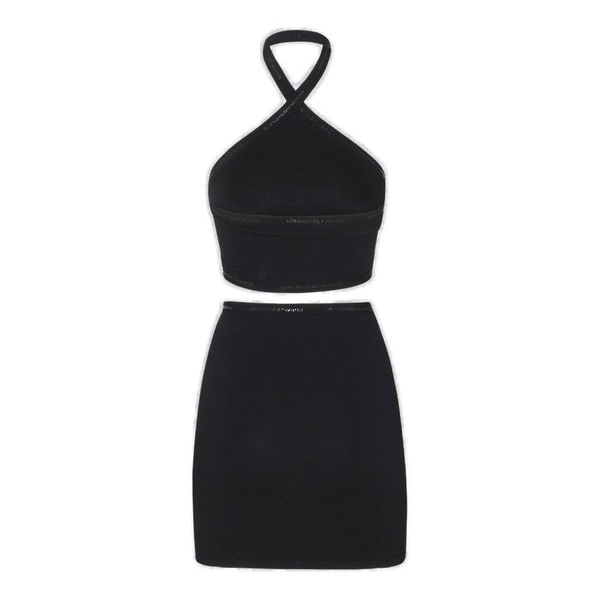 Black Stretch Cut Out Mini Dress