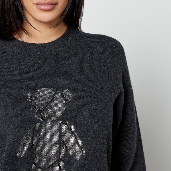 Alexander Wang Beiress Oversized Wool-Blend Jumper - S