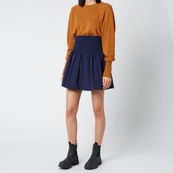 KENZO Women's Ks Short Flared Skirt - Midnight - EU 40/UK 12