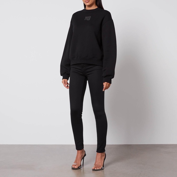 Alexander Wang Essential Puff Paint Cotton-Blend Sweatshirt - XS