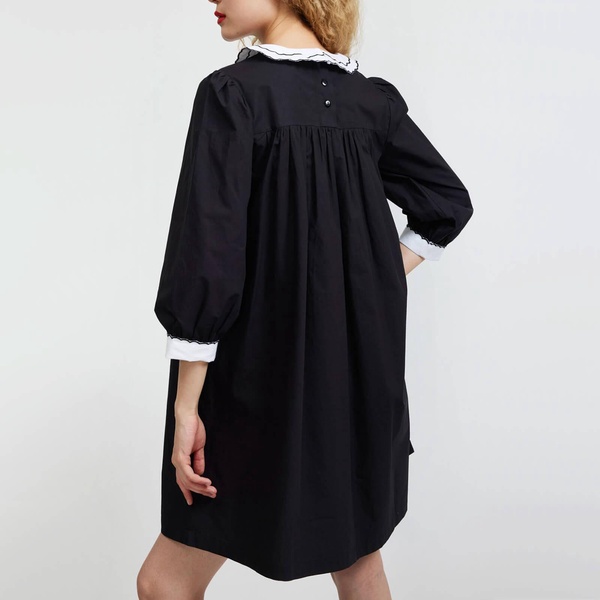 Batsheva Pauline Cotton-Poplin Mini Dress - US 4/UK 8