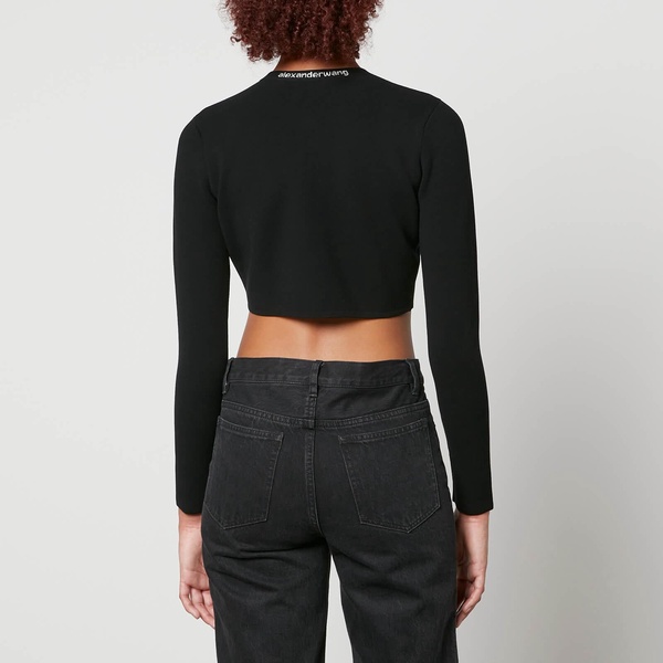 Alexander Wang Cropped Cotton Cardigan - XS
