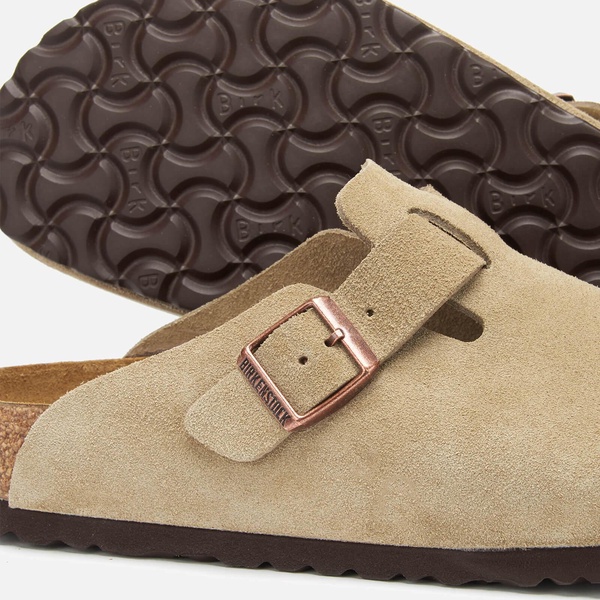 Birkenstock Men's Boston Suede Mules - Taupe - EU 45/UK 10.5