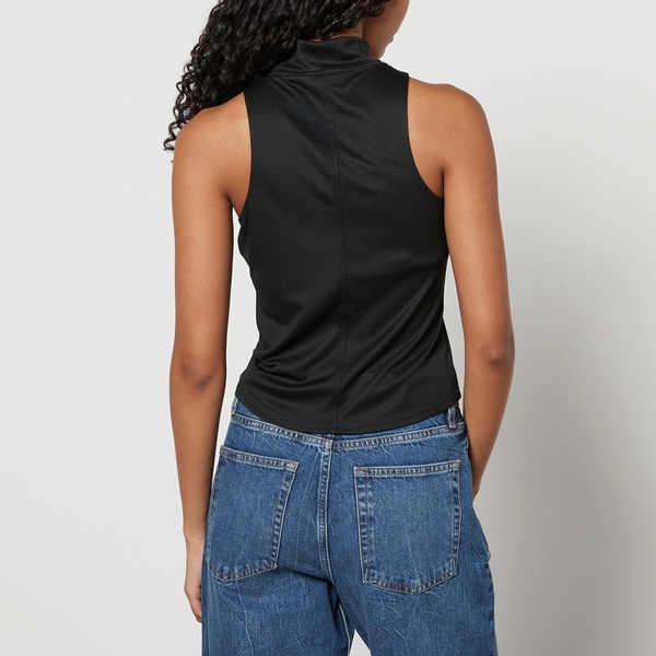 Anine Bing Jennie Modal-Blend Turtleneck Top - XS