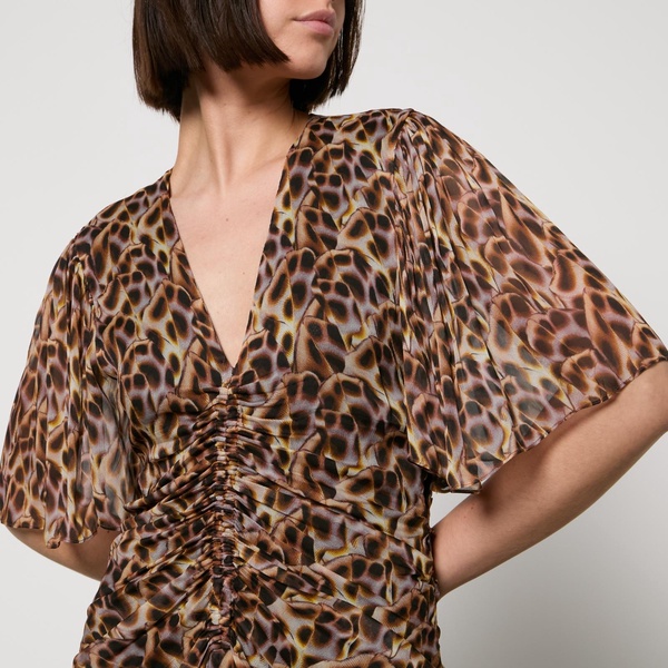 Marant Etoile Vivienne Printed Midi Dress - FR 36/UK 8