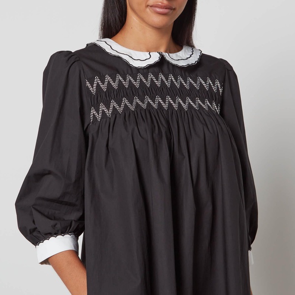 Batsheva Pauline Cotton-Poplin Mini Dress - US 4/UK 8