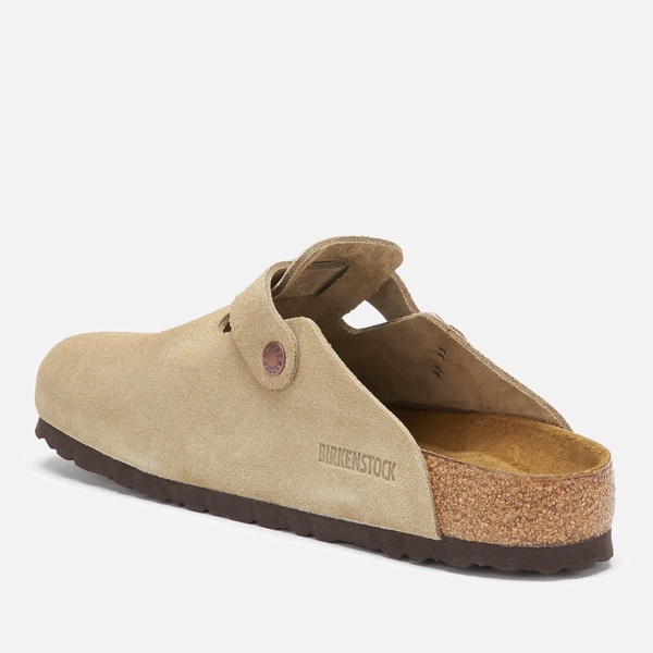 Birkenstock Men's Boston Suede Mules - Taupe - EU 45/UK 10.5