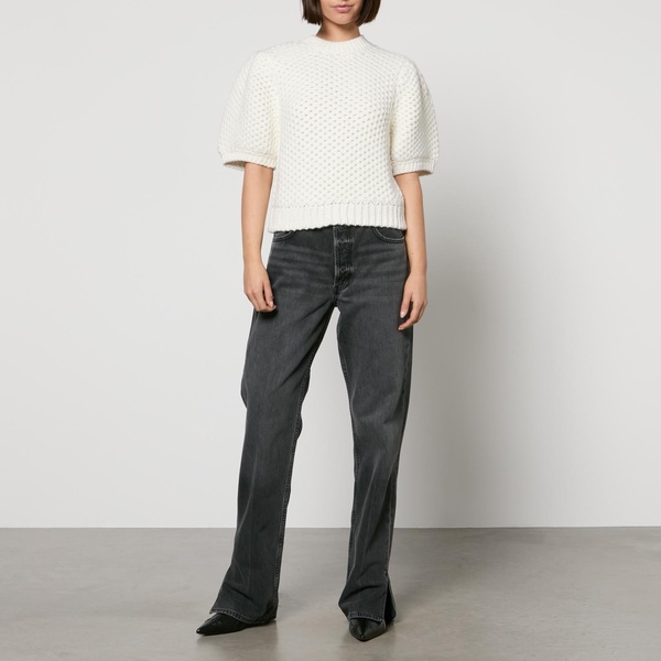 Anine Bing Brittany Wool-Blend Sweater - M