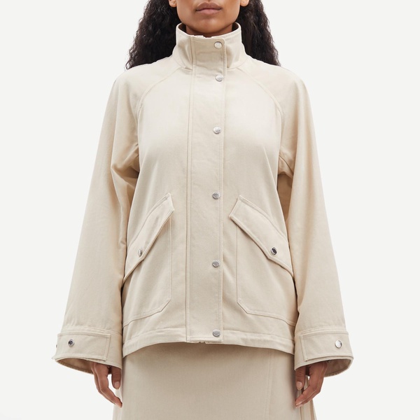 Samsøe Samsøe Sajadi 15272 Organic Cotton-Blend Jacket - XL