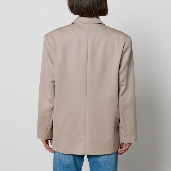 Anine Bing Quinn Wool-Twill Blazer - L