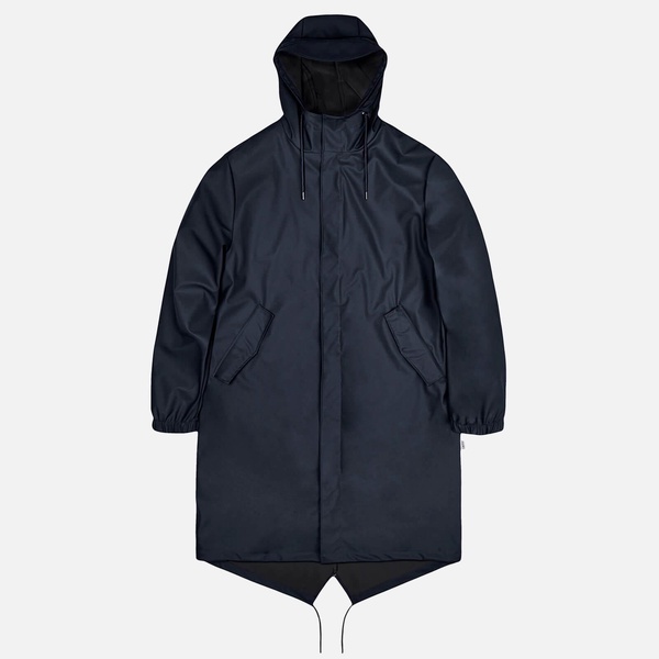 Rains Coated-Shell Fishtail Parka - XS