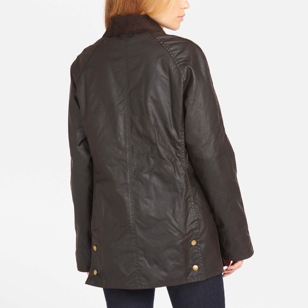 Barbour Beadnell Waxed Cotton Jacket - UK 12