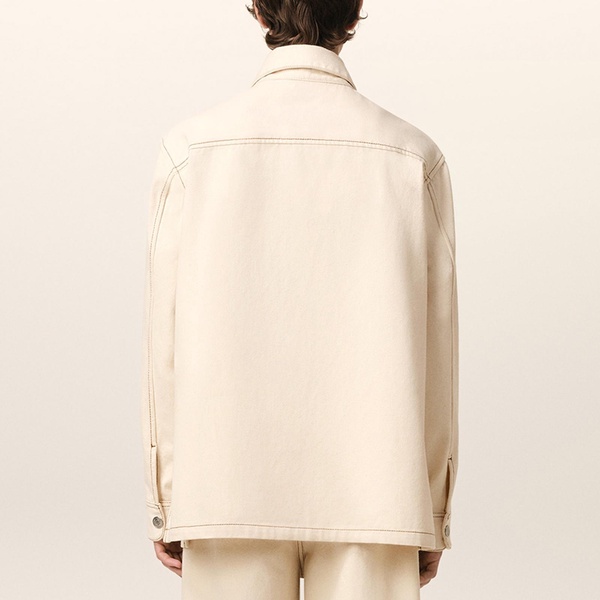 AMI Cotton-Twill Overshirt - S