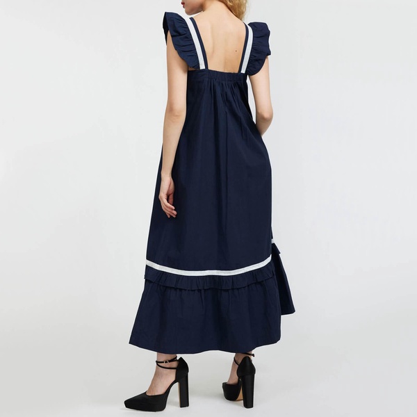 Batsheva Yeva Cotton Midi Dress - US 6/UK 10