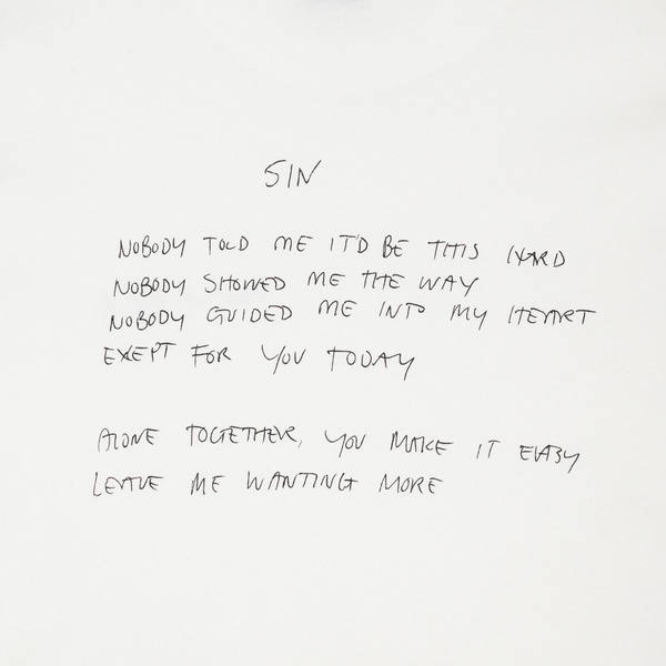 Anine Bing Walker Lyrics Cotton-Jersey T-Shirt - XS