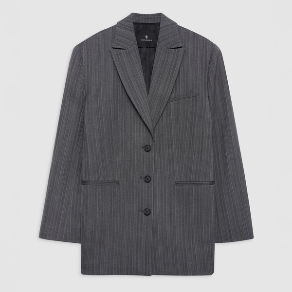 Anine Bing Declan Wool-Blend Blazer - S