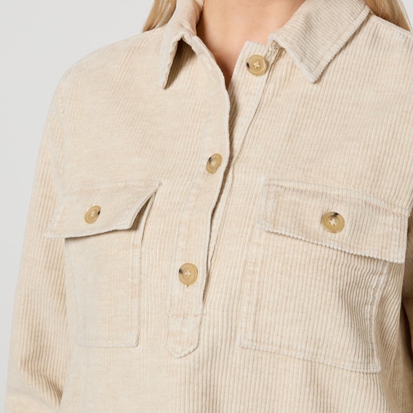 A.P.C. Mia Cotton-Blend Corduroy Shirt Dress - FR 36/UK 8