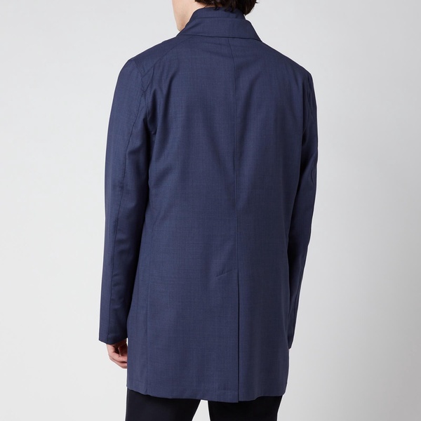 Canali Men's Super 140 Sb2 Patch Wool Suit - Mid Grey - IT 48/M