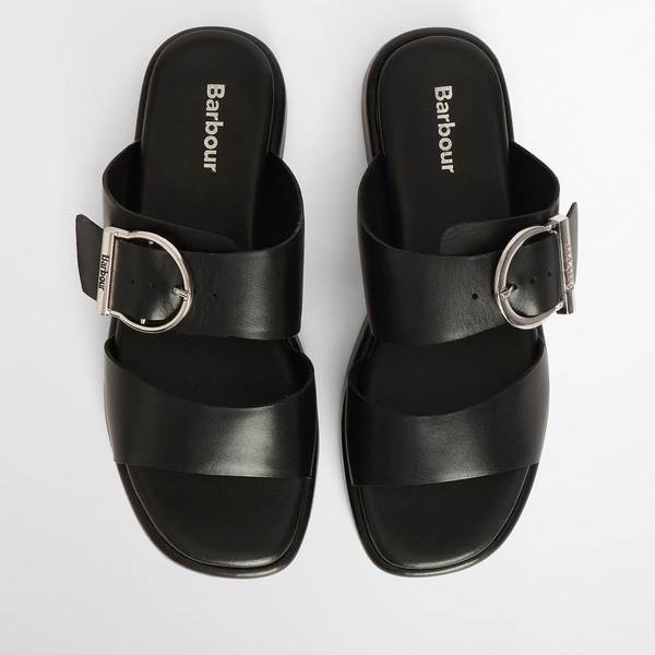 Barbour Adele Leather Sandals - UK 3 - Black