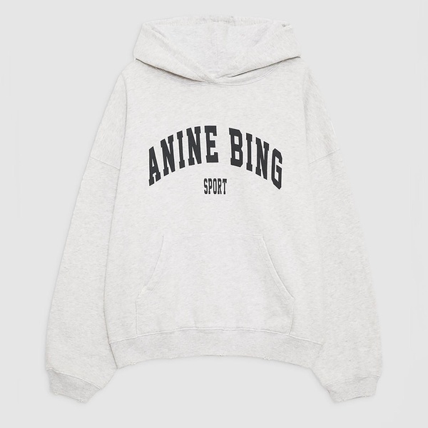 Anine Bing Harvey Cotton Jersey Sweatshirt - S