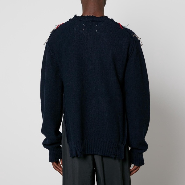 Maison Margiela Harlequin Wool-Blend Jumper - L