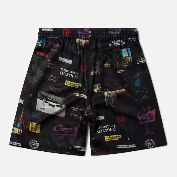 ARIES Motel Luxe Viscose-Blend Shorts - S