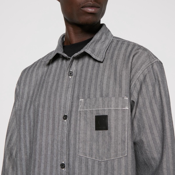 Carhartt WIP Menard Herringbone Denim Shirt Jacket - S