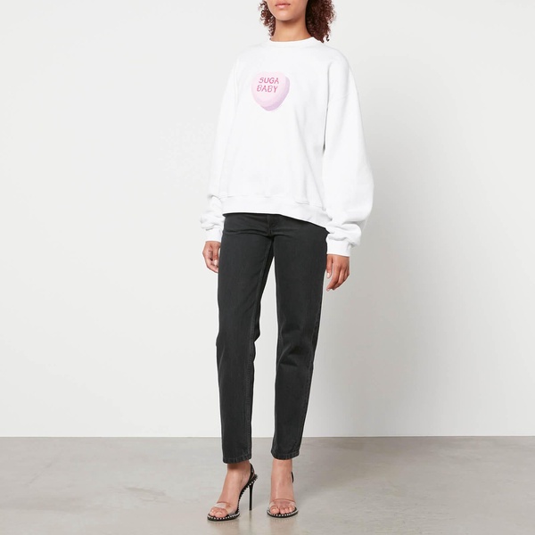 Alexander Wang Suga Baby Cotton-Jersey Sweatshirt - XXS