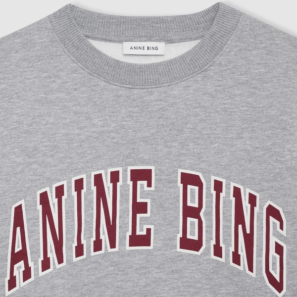 Anine Bing Spencer Cotton-Jersey Sweatshirt - M