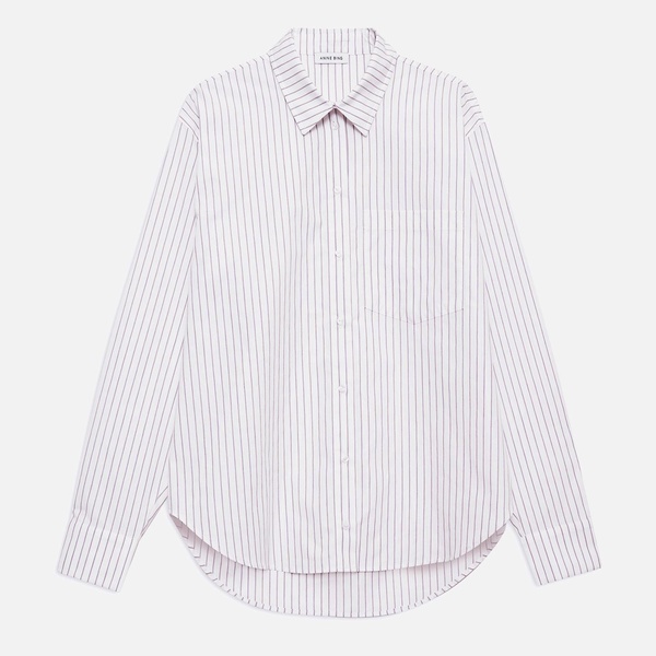 Anine Bing Braxton Crepe Shirt - S