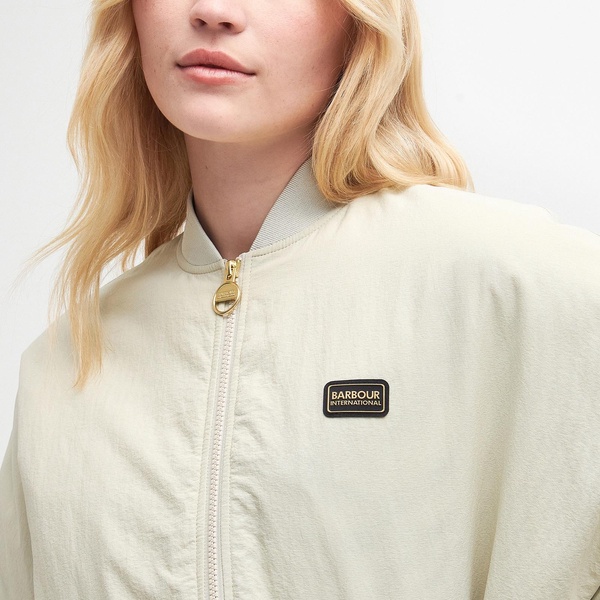 Barbour International Mansell Shell Bomber Jacket - UK 8