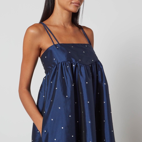 Batsheva Singer Taffeta Midi Dress - US 4/UK 8