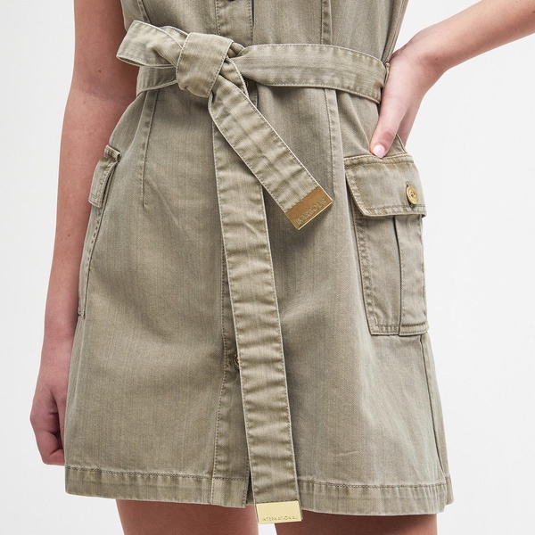 Barbour International Tamsin Denim Mini Dress - UK 12