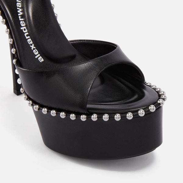 Alexander Wang Women's Nova 145 Leather Platform Sandals - UK 3