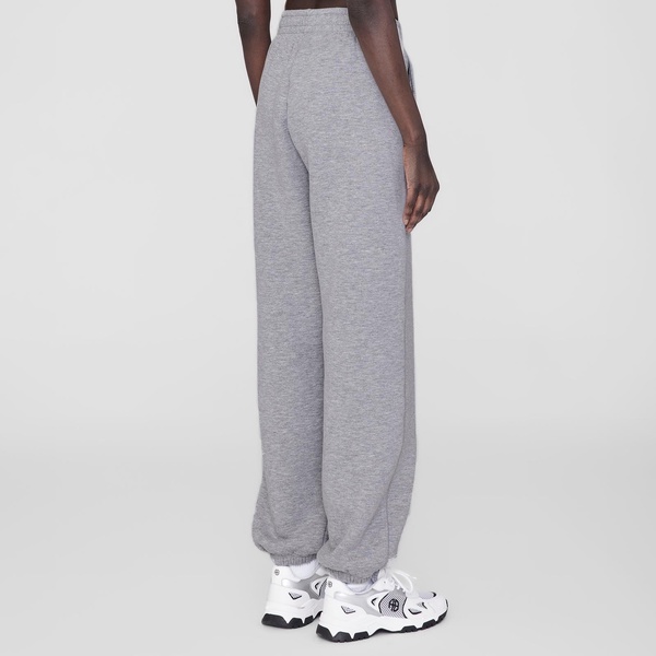 Anine Bing Karter Cotton-Jersey Joggers - M