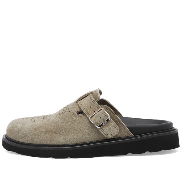 Kenzo Matto Suede Clog Shoes
