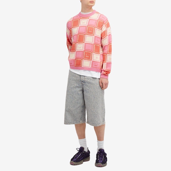 Acne Studios Klock 3 Tones Face Jumper