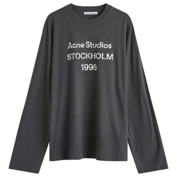 Acne Studios Edden 1996 Logo Long Sleeve T-Shirt