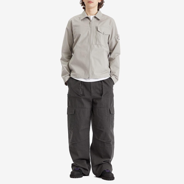 Stone Island Ghost Piece Weatherproof Canvas Shirt Jacket